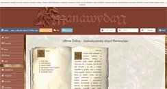 Desktop Screenshot of manawydan.cz